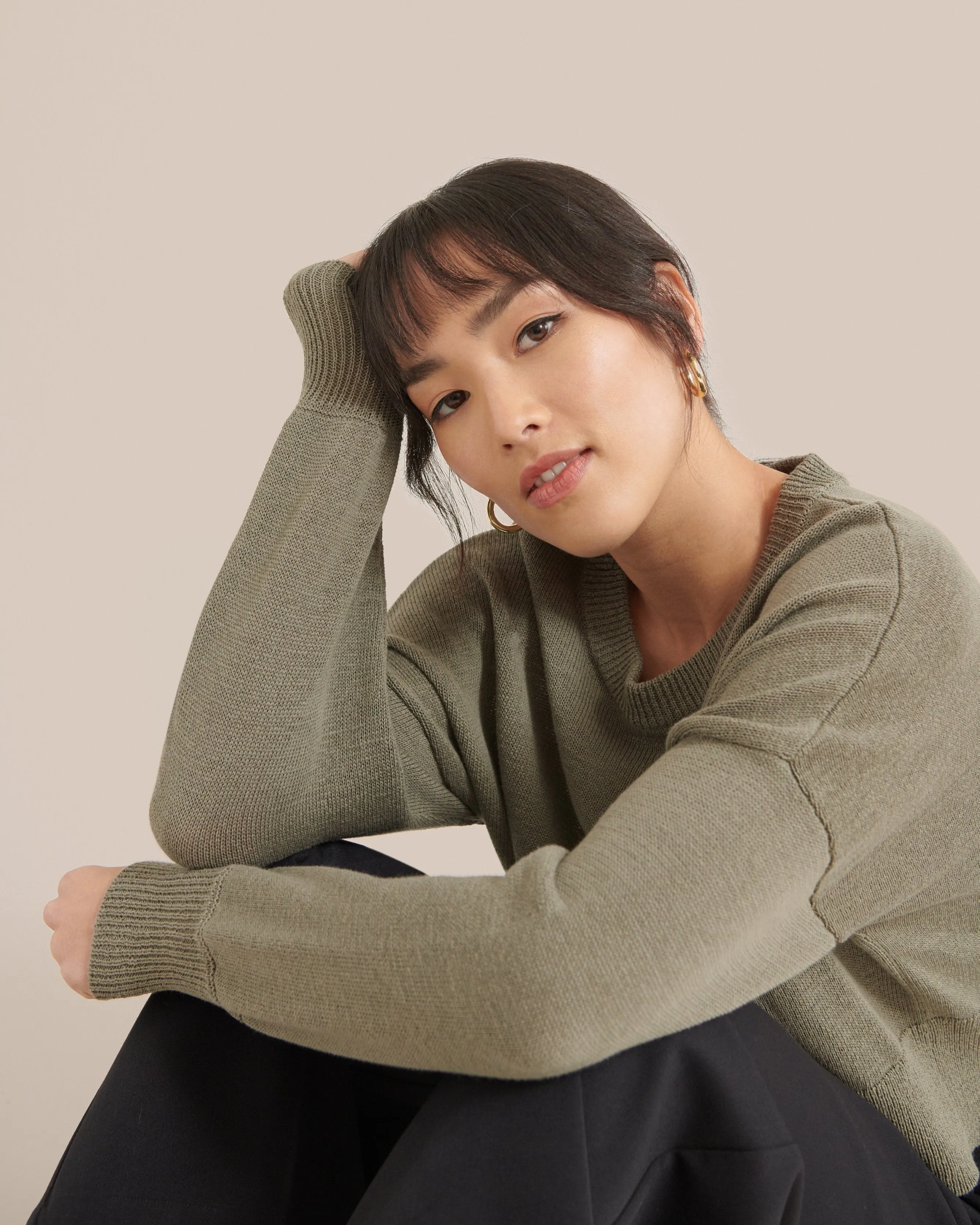 Alix Relaxed Crew-Neck Sweater