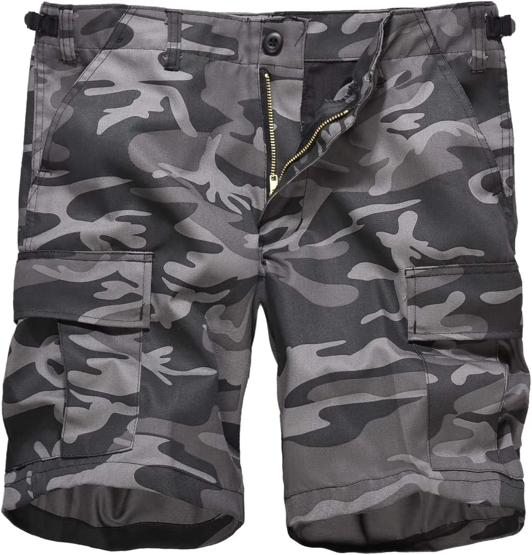 Backbone Mens Army Tactical Military BDU Shorts Work Fishing Camping Casual Camouflage Cargo Shorts