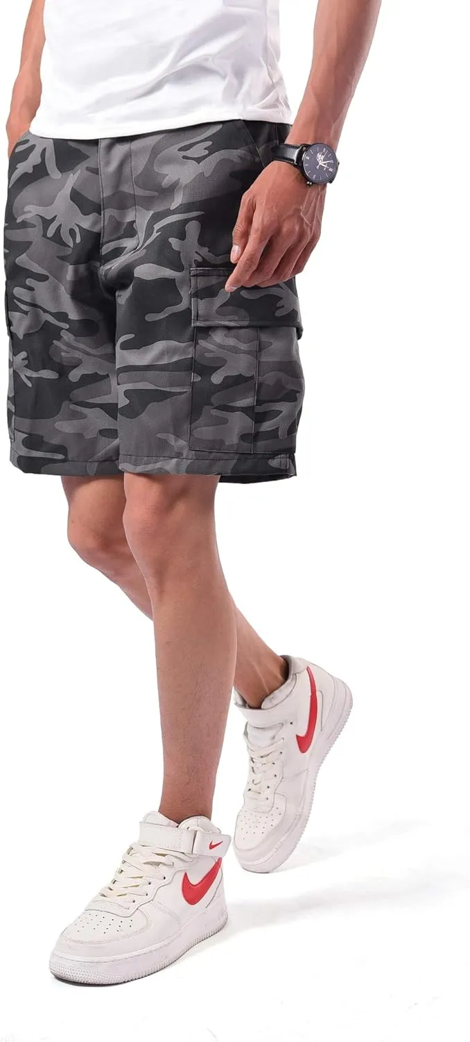 Backbone Mens Army Tactical Military BDU Shorts Work Fishing Camping Casual Camouflage Cargo Shorts
