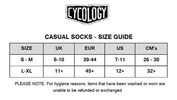 Cycology Casual Socks Black