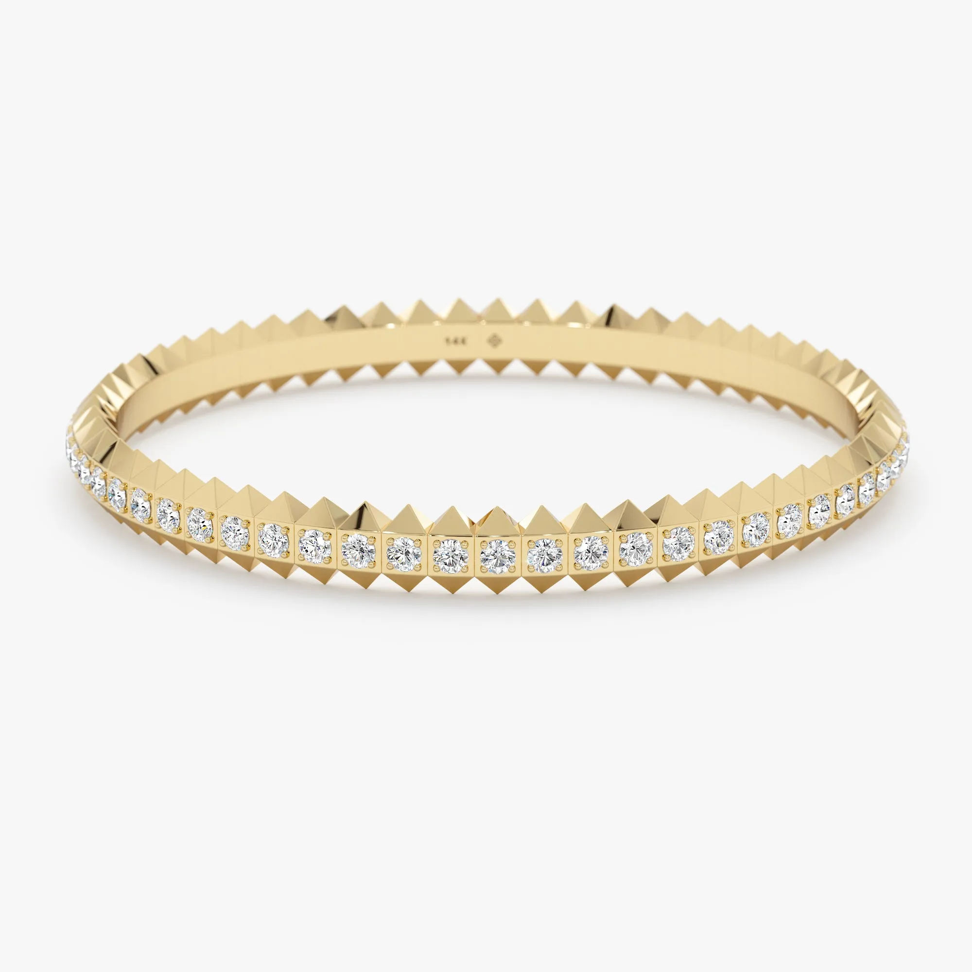 Diamond Spike Tennis Bracelet, Freja