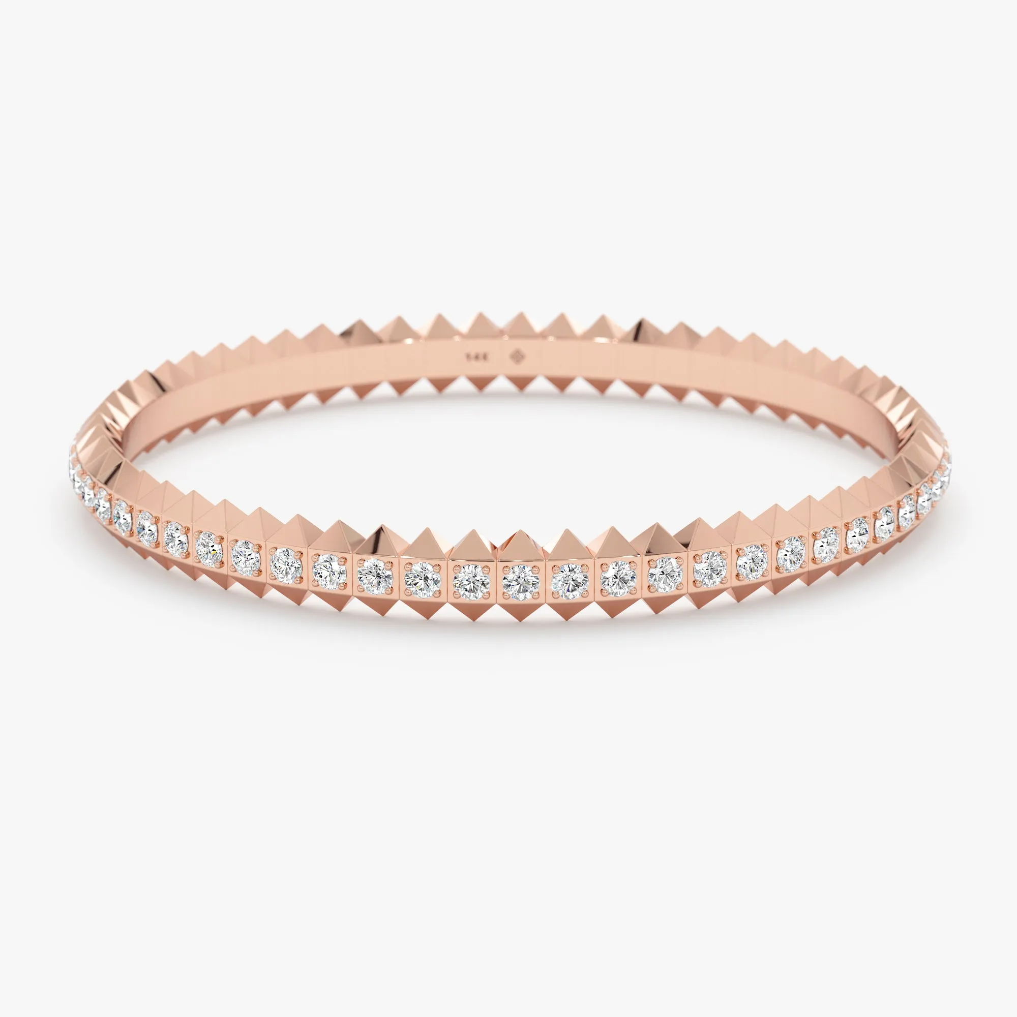 Diamond Spike Tennis Bracelet, Freja
