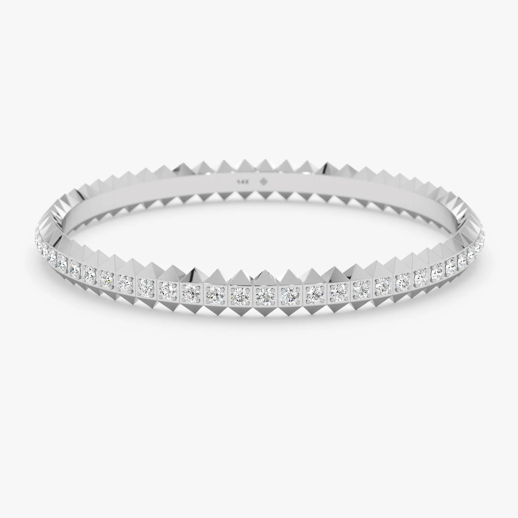 Diamond Spike Tennis Bracelet, Freja