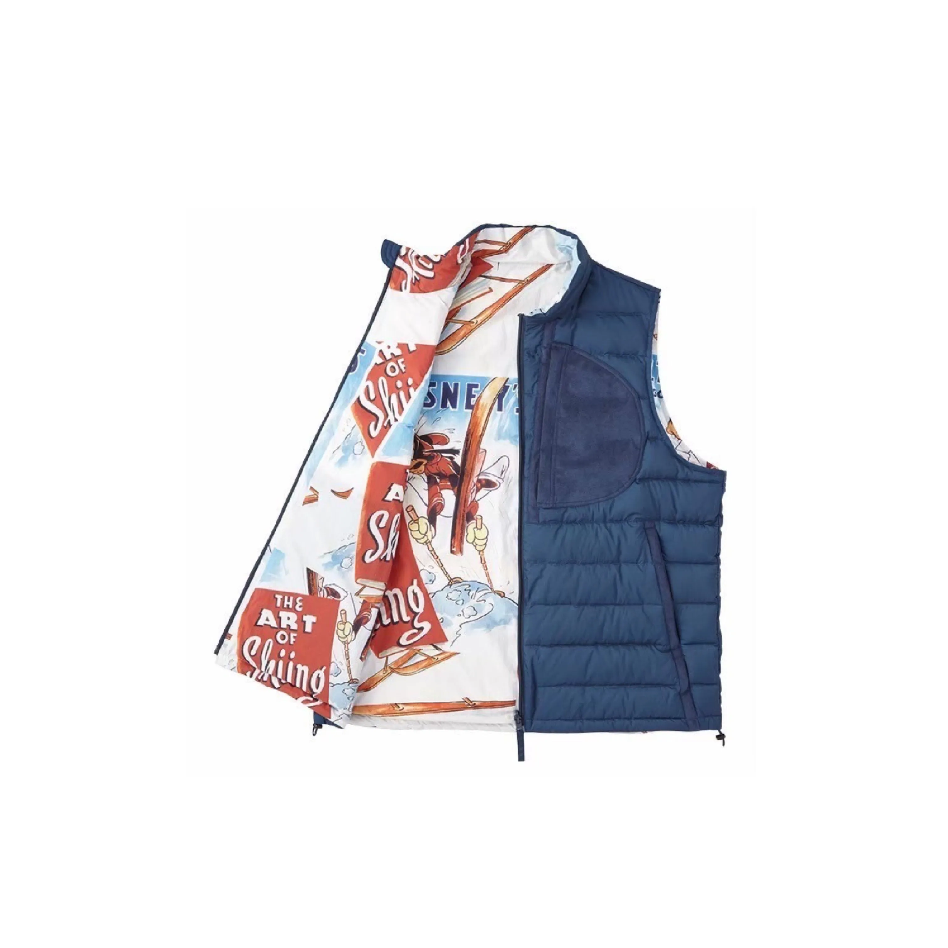 DISNEY V/P PC LINER NYLON COLLECTION ZIP UP VEST