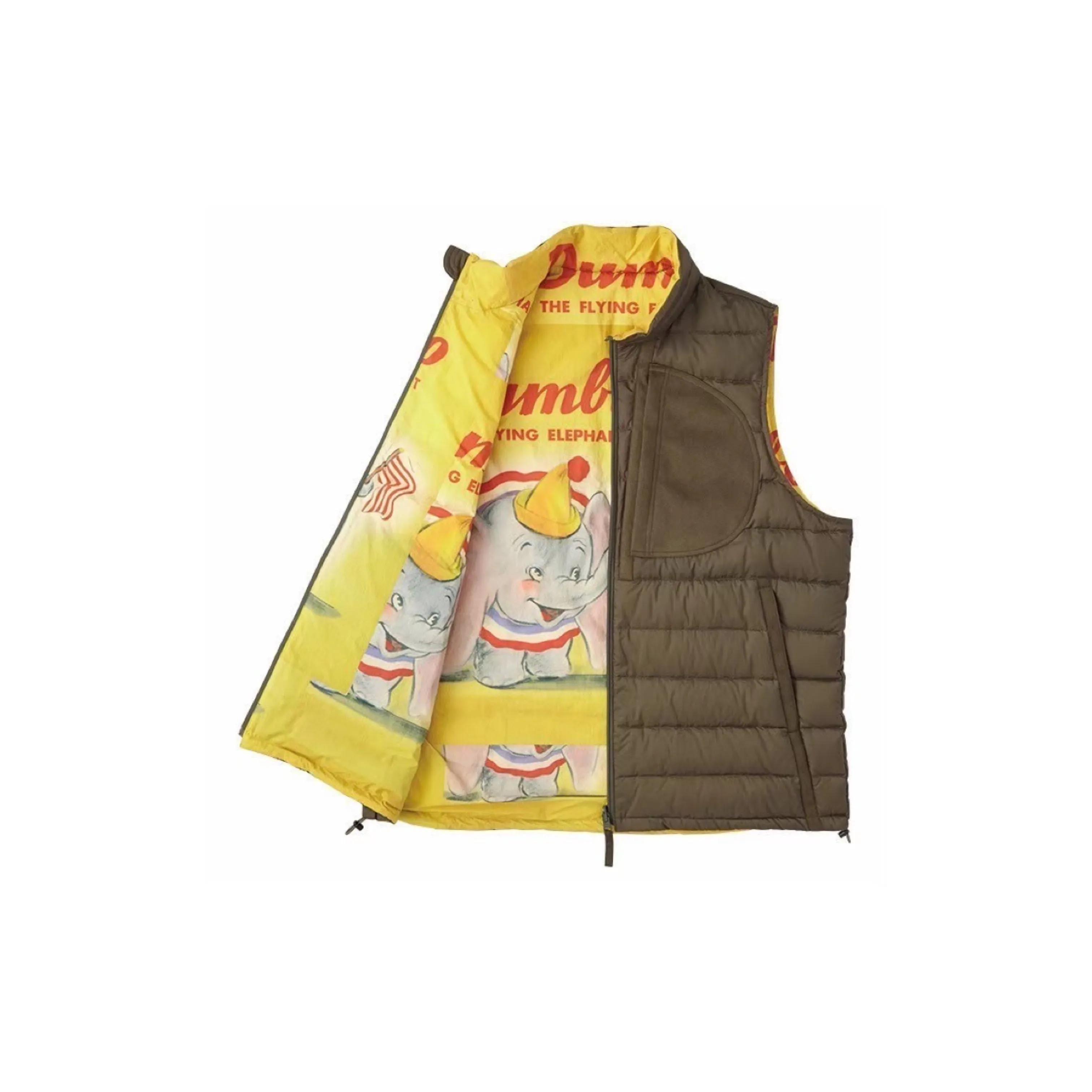 DISNEY V/P PC LINER NYLON COLLECTION ZIP UP VEST