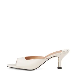 Felicity Leather White