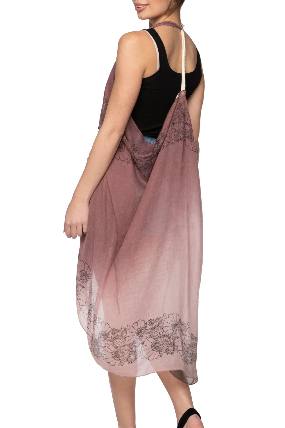 Free Spirit Vest in Ombre Henna Print