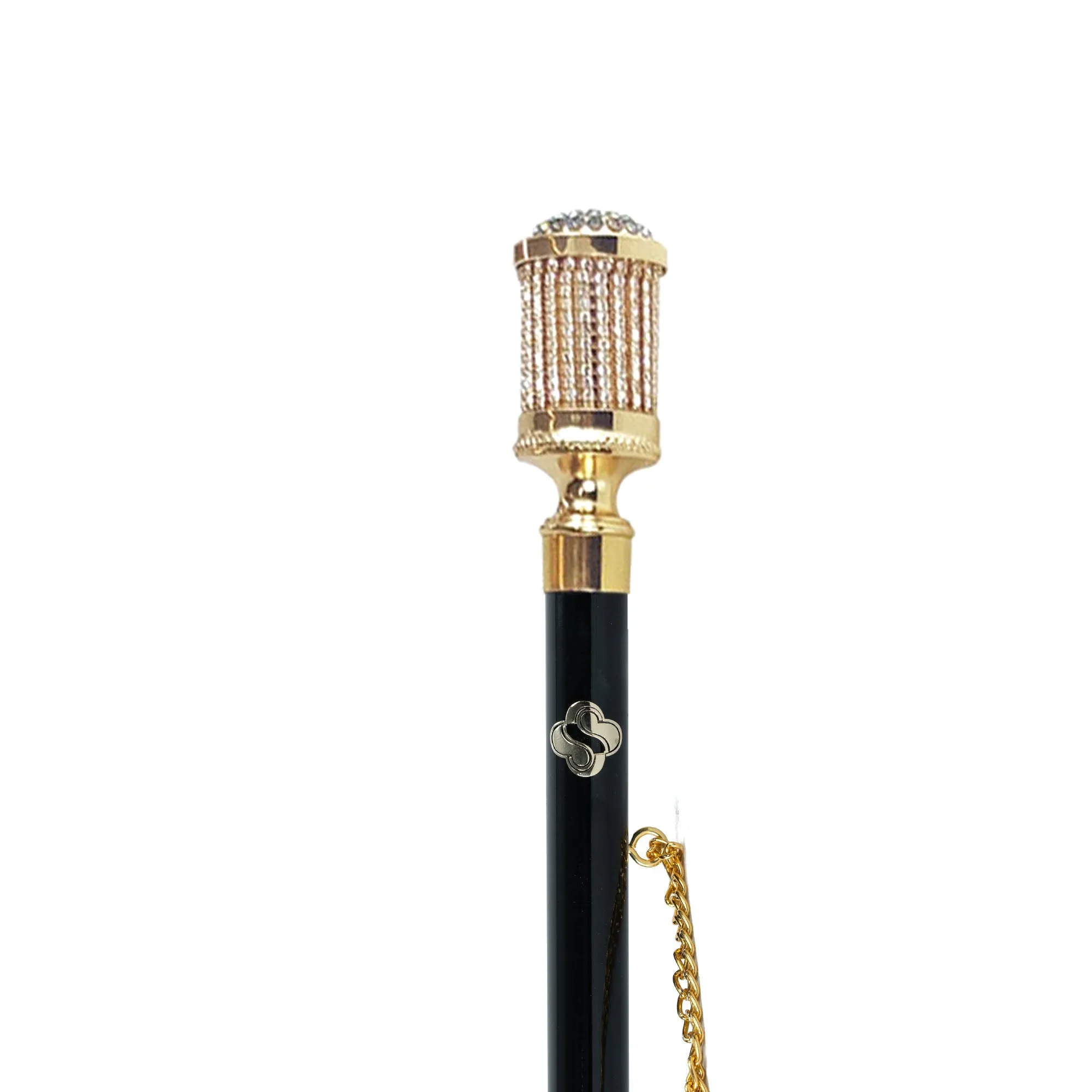 Glamorous Italian Shoehorn: Handmade with Precious Crystals
