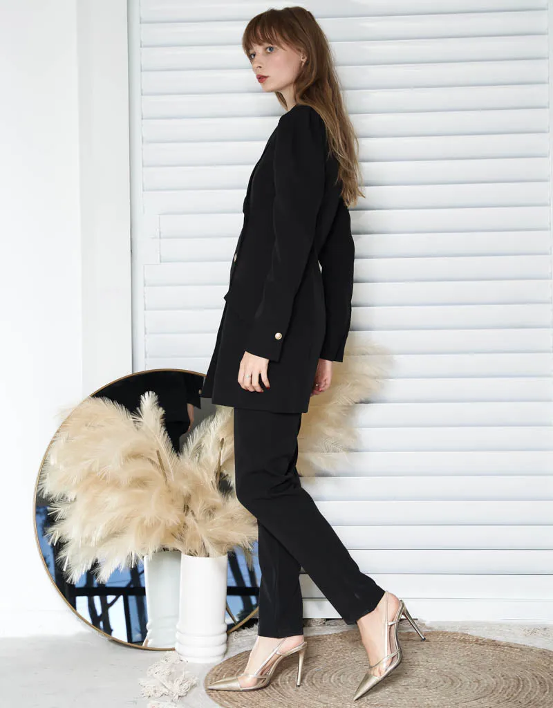 Jovial Puff Sleeve Blazer
