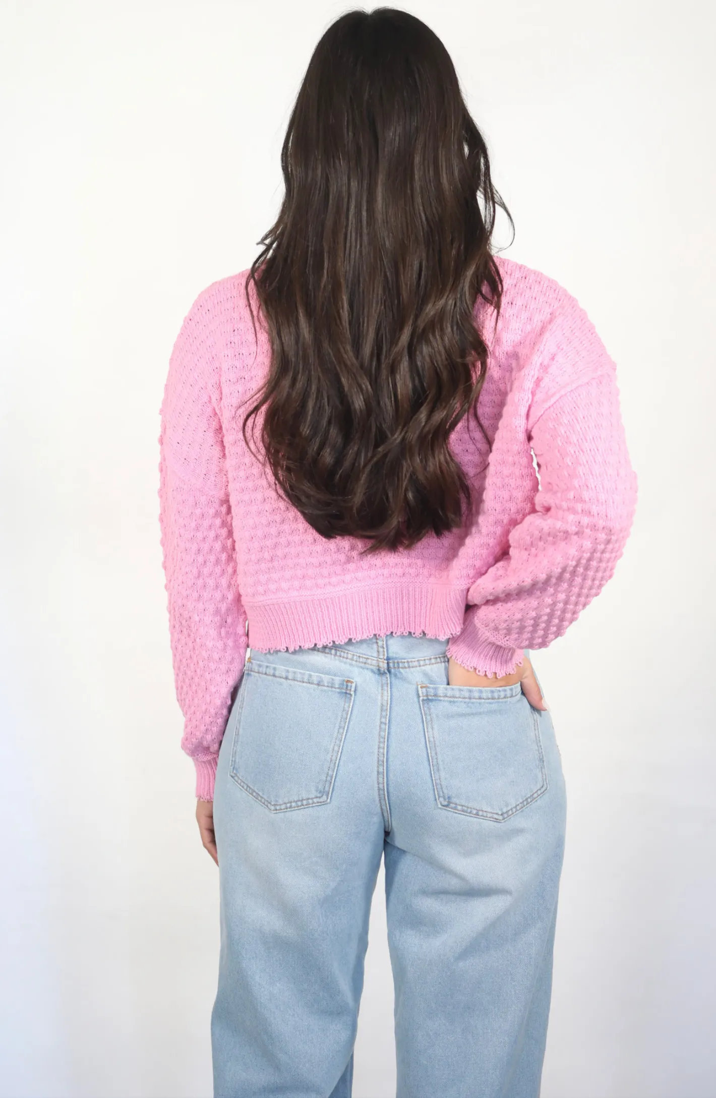 Lovely Lifestyle Pink Sweater