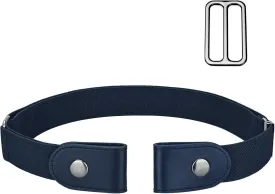 maikun No Buckle Women Men Stretch Belt, Invisible Elastic Belt for Jeans Pants Dresses