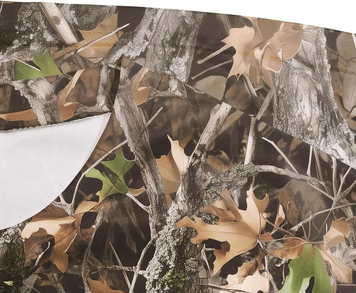 Men's Camo T Shirt Hunting Shirts Short Sleeve Fishing Camouflage Shirt