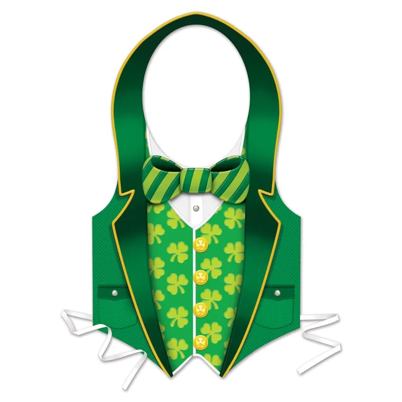 Plastic St Patrick Vest Each