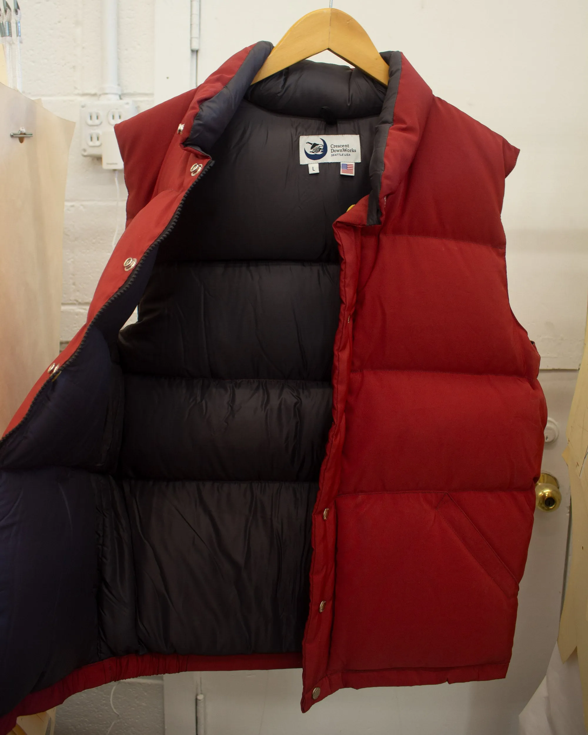 Sample Series | Italian Vest | Red & Grey