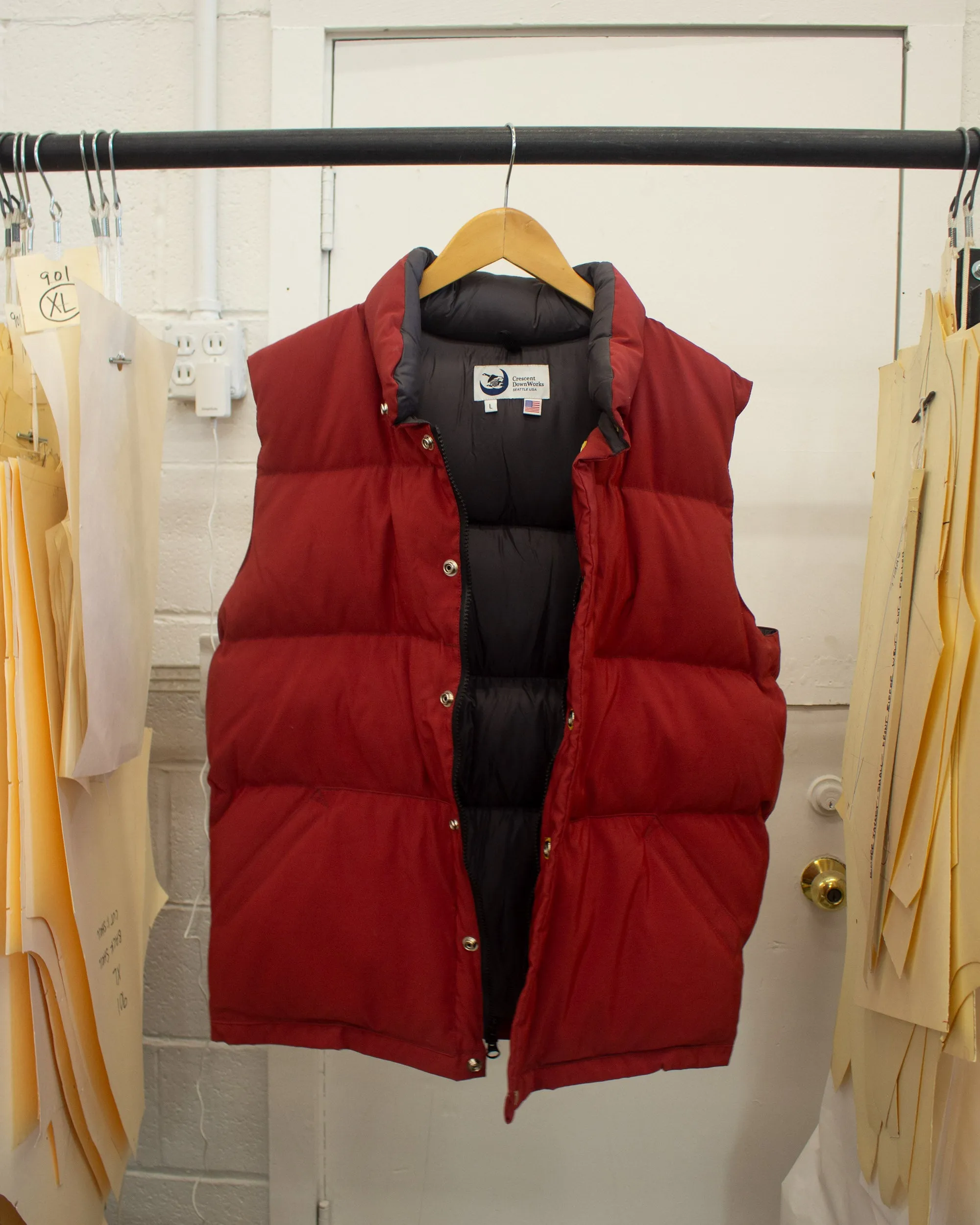 Sample Series | Italian Vest | Red & Grey