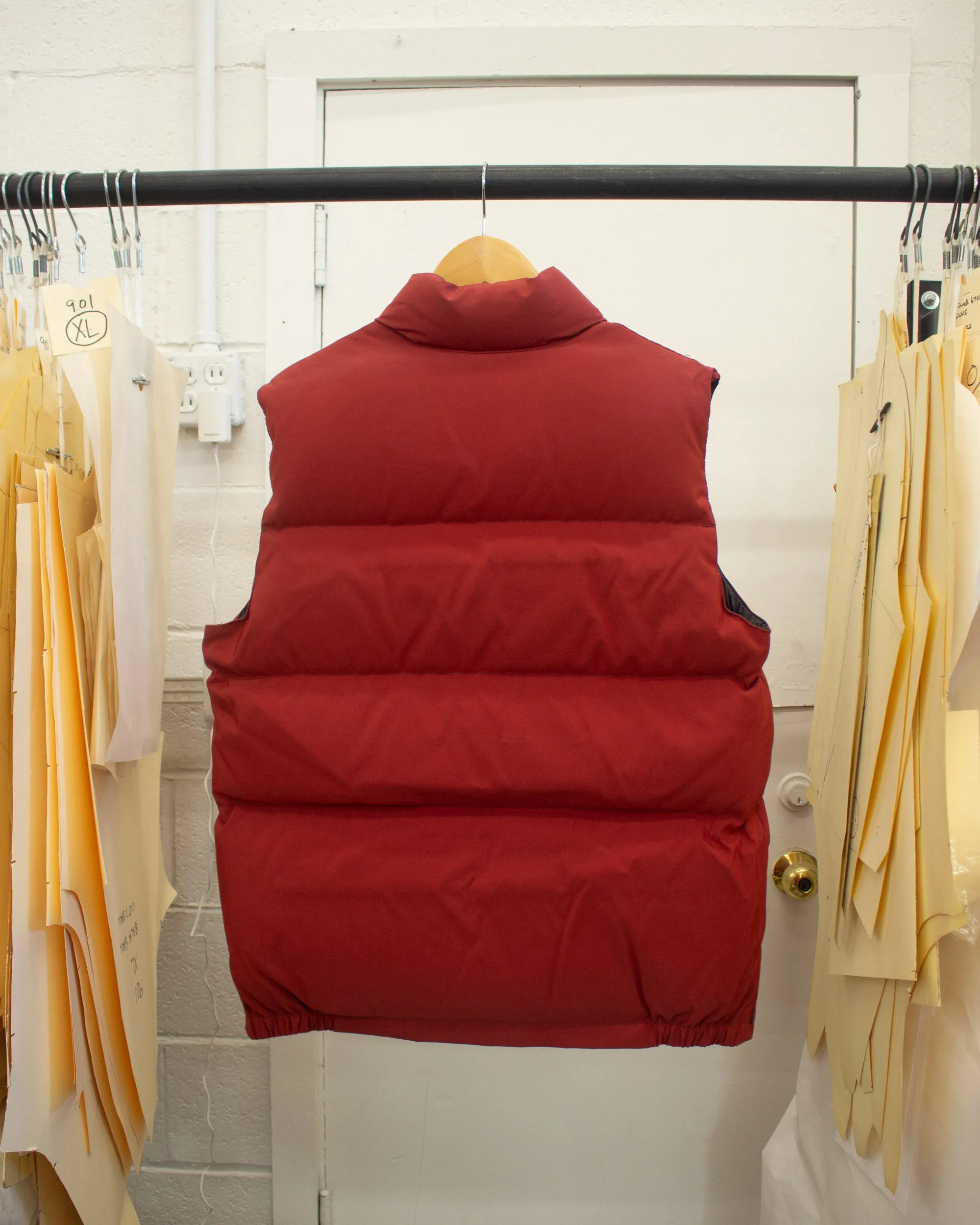 Sample Series | Italian Vest | Red & Grey