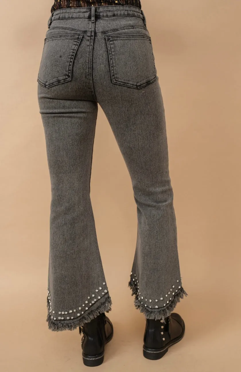 The Edgy Rhinestone Jean