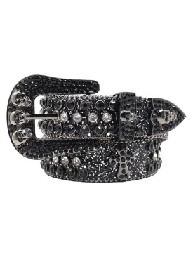 Thesupermade Rhinestone Beaded Belt - 1822